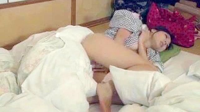 Lucky Guy Gets Fucked by Lustful Stepsisters at Night