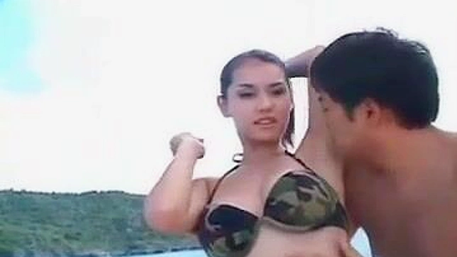 Asian Beauty Enjoys Rich BF's Yacht Sex Adventure