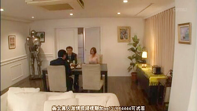 Asian Milf Ruri Titillates Colleague With Blowjob & Titty Fuck