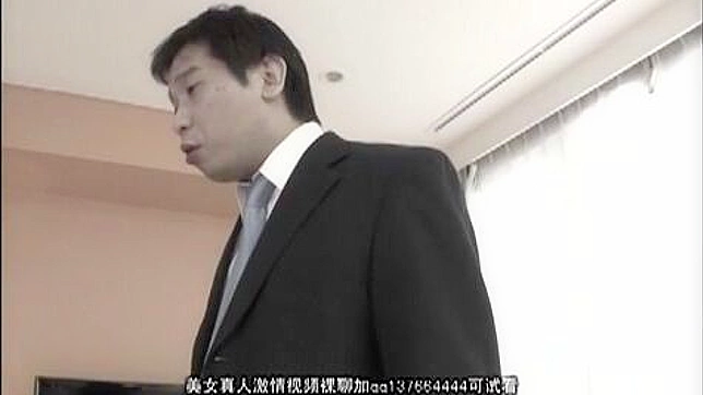 Asian Milf Ruri Titillates Colleague With Blowjob & Titty Fuck