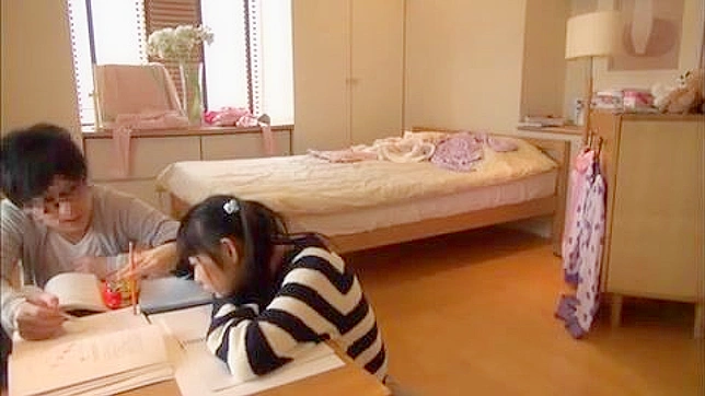 Sneaky Oriental Lad Seduces Drowsy Studious Bro's Girlfriend