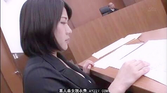 Big-Titted MILF Lawyer Fights Legal Battles While Giving Head