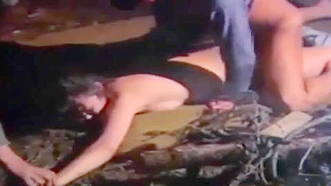 Asian JAV Slaves Endure War Zone Sex Torture