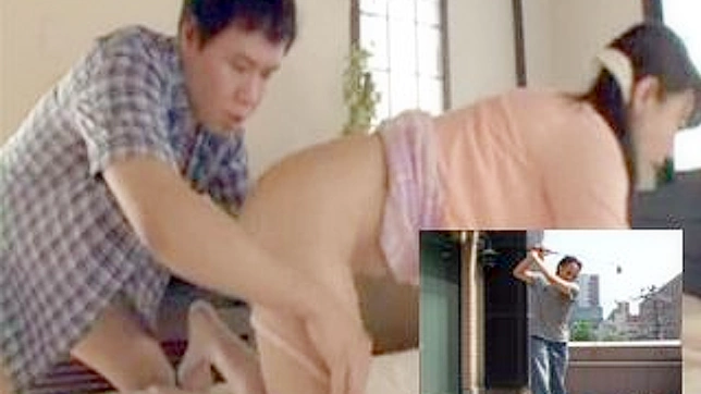 Sneaky Golfer Enjoys His Wife's Lover in Hot Threesome Action