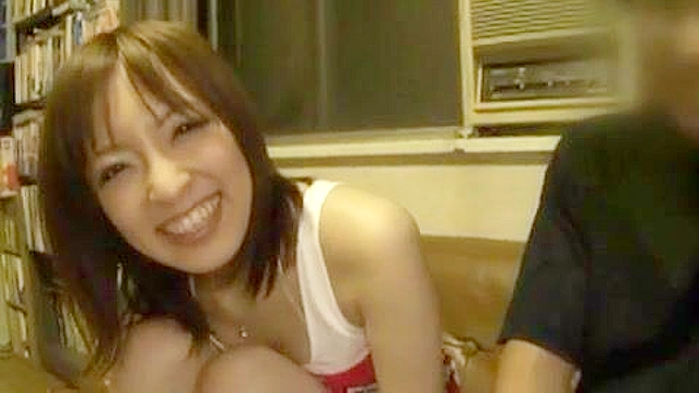 Buzzed Asian Couple Enjoying Passionate Bedtime Fun