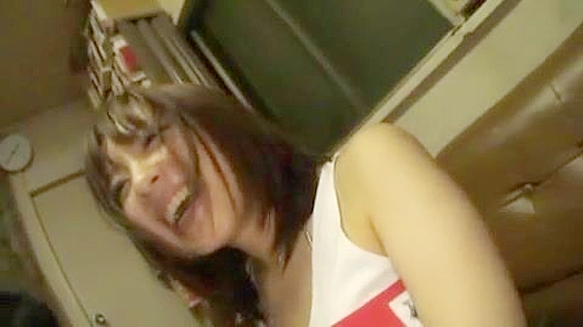 Buzzed Asian Couple Enjoying Passionate Bedtime Fun
