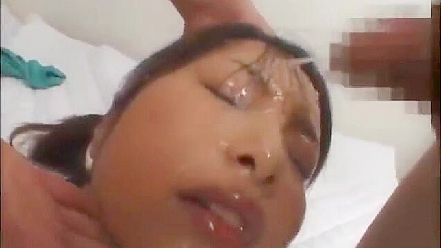 Cute Nippon Schoolgirl 18+ Gets Her Innocent Face Slathered With Cum