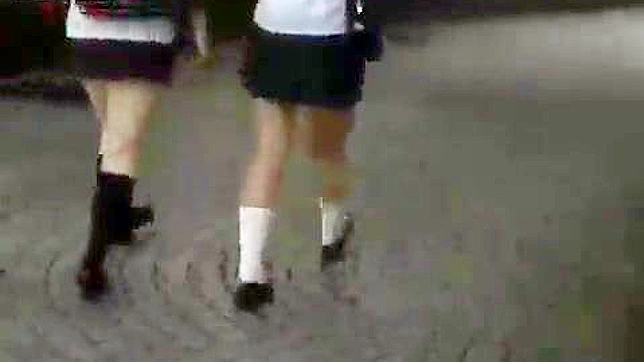 Japanese Coeds Publicly Humiliated & Fucked Hard Live On Cam