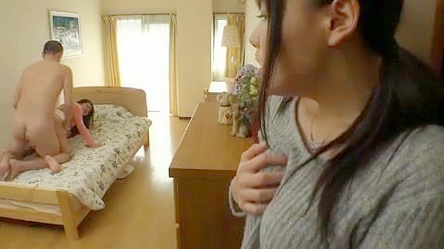 Naughty Japanese Teen 18+'s Forbidden Trio Orgy Adventure