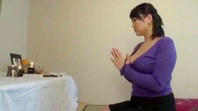 Sensual Widow Enjoys Steamy Encounter After Years Apart