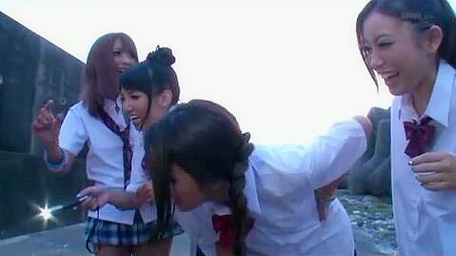Japan Schoolgirls 18+ Seduce Stranger for Forbidden Sex Thrills
