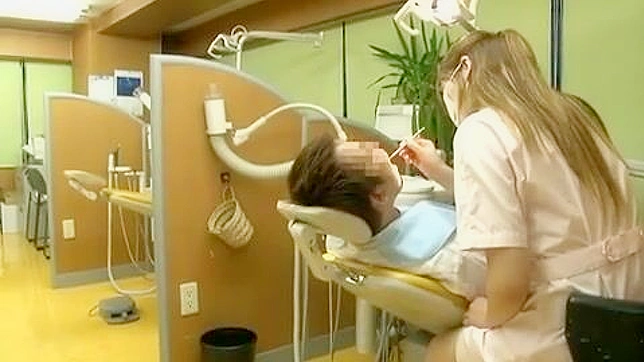 Hot Nurse Tempts Doctor During Seductive Dental Exam