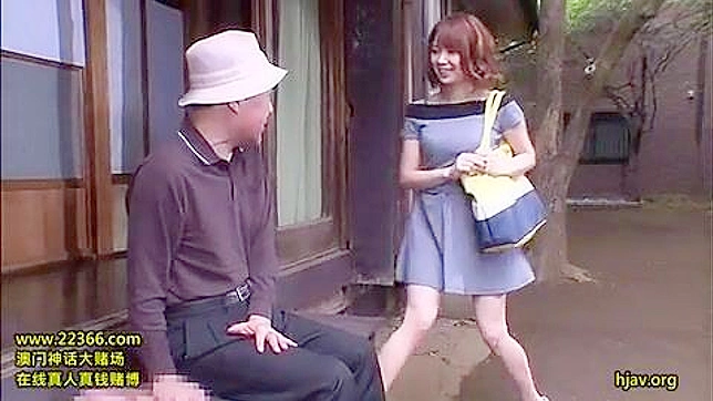 Nozomi Mayu Feels Good As Asian Grandpa Fills Her With Passionate Sex