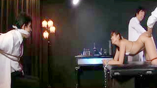 Cheating Wife Aoi Gets Rough Group Sex While Husband's Bound