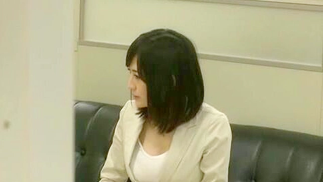 Surprise Tea Leads Blissful Secretary into Rough Janitor Sex