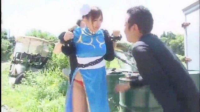 Defeated Rina Ito Faces Harsh Punishment from Villain