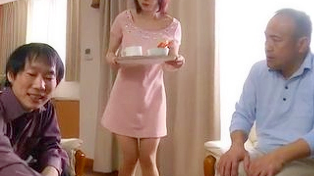 Desperate JAV Wife Fights Back by Tempting Stranger's Desire