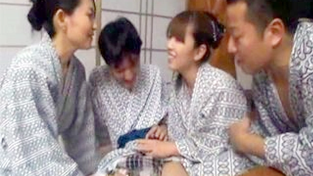 Japanese Swingers Engage in Hot Group Sex Party