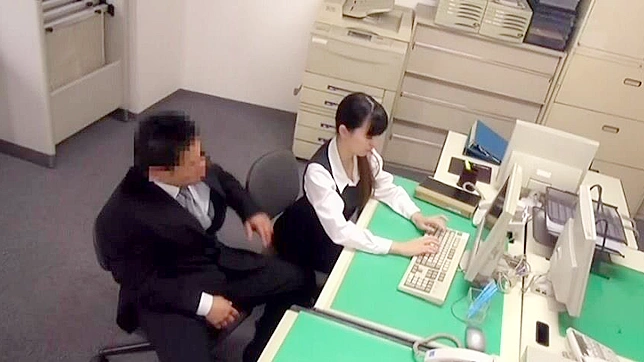 Boss Can't Resist - Sneaky Office Tryst with Hot Secretary