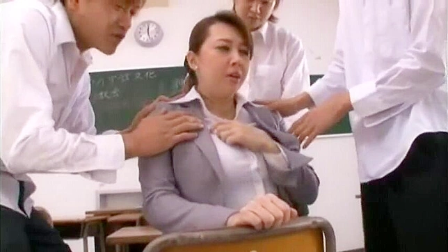 Busty Teacher Dominated by Students for Steamy Secrets