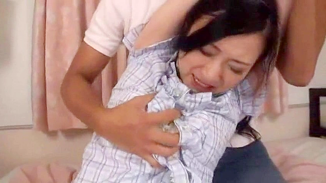 Poor Asian Wife Tempted by Rough Sex With Intruder