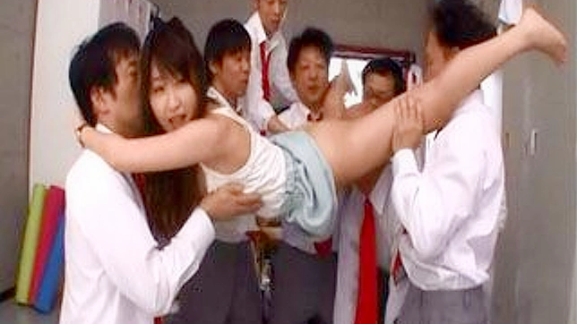 Sensuous Arisa Misato Succumbs to Rough Student and Colleague Orgies