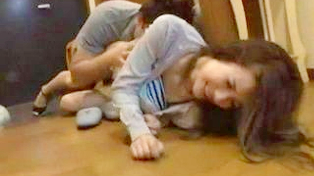Naughty Asian Student Taken by Surprise Hard at Home by Stranger