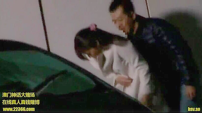 Sexy Japanese Bombshell Gets Naughty Outdoors