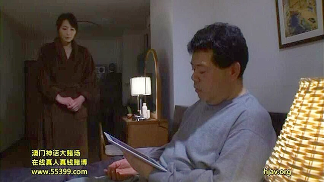 Fearful Oriental Maid Finds Comfort & Pleasure With Boss at Nighttime