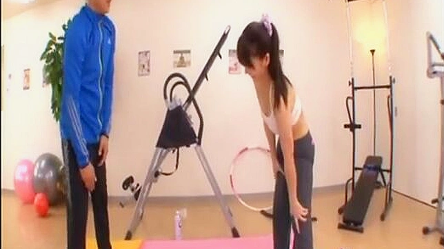 Oriental Sex Goddess Anna Shows Dirty Tricks After Yoga