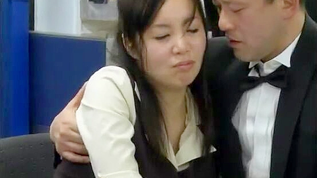 Japanese Office Workers Enjoy Wild Group Sex Party Night