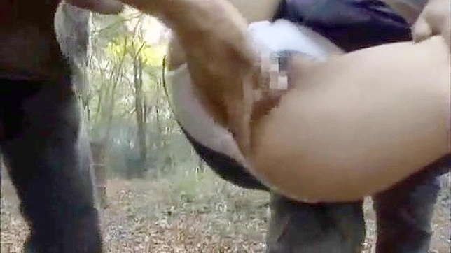 Unfortunate Teen 18+ Gets Railed by Two Guys in Forest Depths