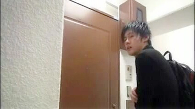 Japanese Beauty Opens Her Door For Hot Seduction