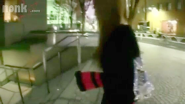 Hot Japanese Girl 18+ Teases with Pantyhosed Ass