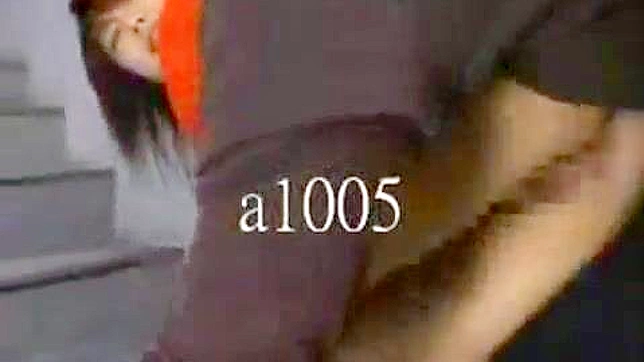 Passionate Japan Babe Fucks Hard in Hidden Staircase