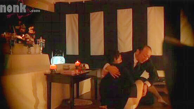 Dominate Victim - Widowed Woman Has Secret Sex by Husband's Coffin