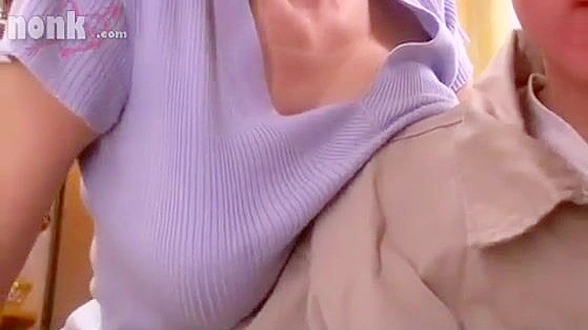 Seductive Asian MILF Tempts Youthful Delivery Guy Hotly