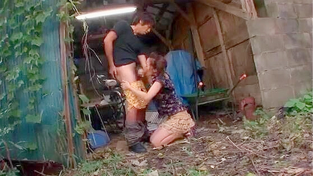 Ruri Saijo's Wild Outdoor Group Sex Adventure Outdoors