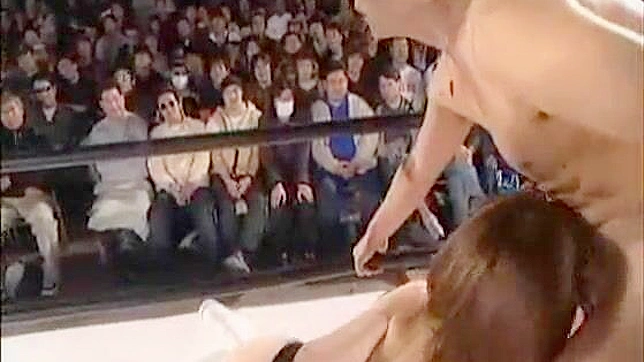 Intense Japanese Wrestler Fucks Hard in Ring Action