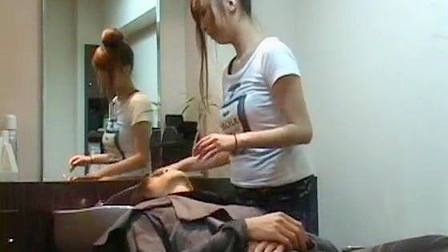 Stylish Asian Babe Tempts Hunk With Seductive Handjob & Blowjobs