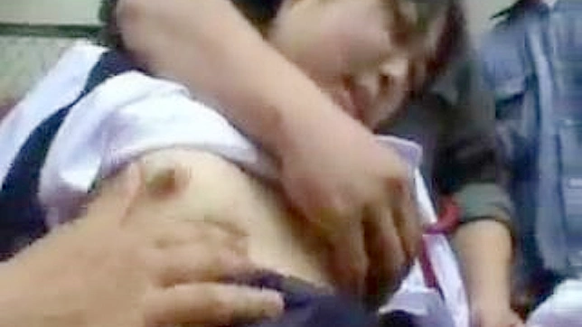 Innocent Japanese Student Gangbang Debut with Pervert Guys