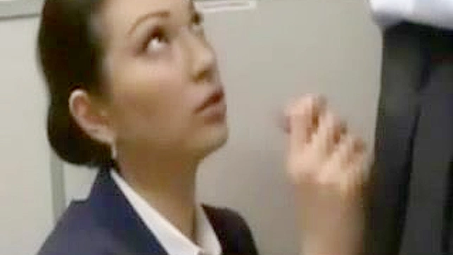 Seductive Flight Attendant Tempts Passenger In Secret Plane Spot