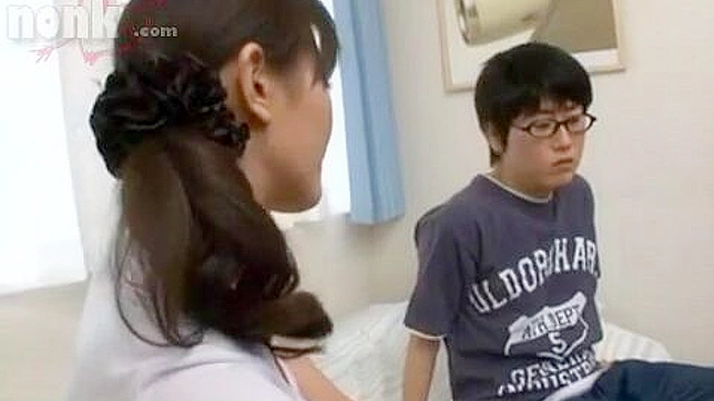 Naughty Schoolboy's 18+ First Time With His Hot MILF Tutor