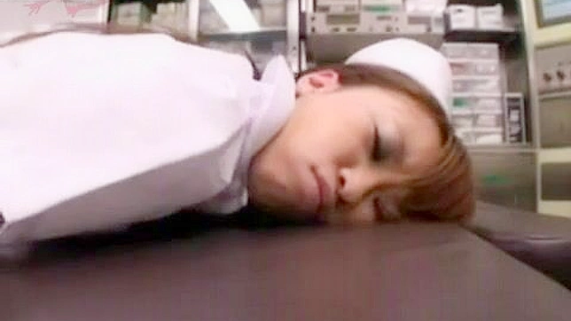 Naughty Japanese Nurse Fucks Hot Tech Guy at Hospital Bedside