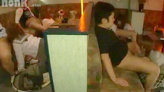 Hot Oriental Group Gives Blowjobs in Broad Daylight