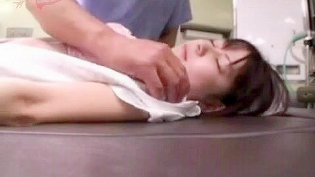 Naughty Oriental Nurse Tempts Tech for Steamy Hospital Sex