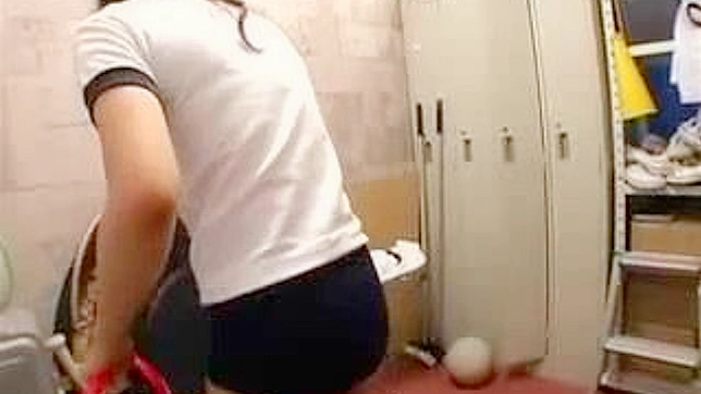 Locker Room Dry Humping With Seductive Japanese Chick