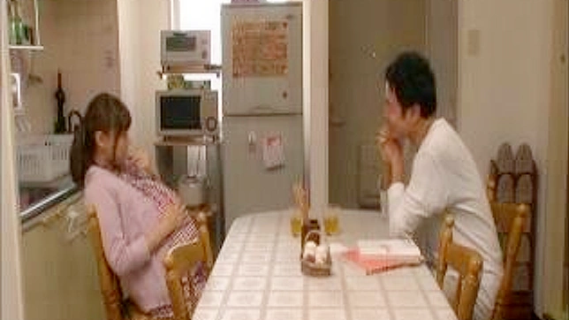 Sleazy JAV MILF Takes It From Her Lustful Brother's Dick