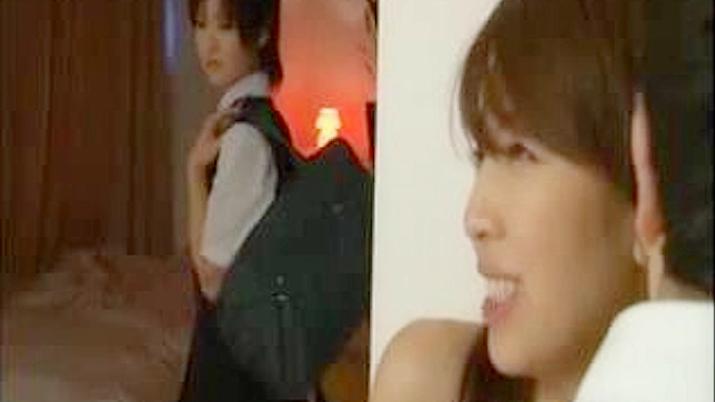 Sizzling MILF Joins Stepson's BF for Hot Threesome Action