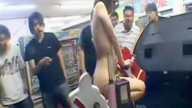 Young Girl 18+ Humiliated by Perverts at Strange Asian Theme Park